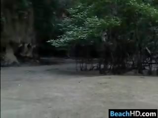Thái lan thiếu niên đang làm nó trên các bãi biển