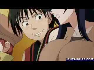 Busty Hentai Japanese stupendous Sucking And Riding Stiff peter