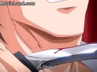Vynikajúci nemravné prsnaté hentai anime divinity mať