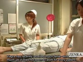 Subtitruota cfnm japoniškas slaugytojų ligoninė smaukymas nuleidimas