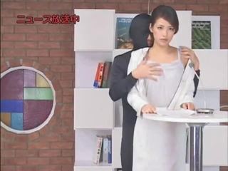 日本語 announcer 得到 性交 而 上 空氣
