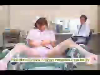 Акіхо yoshizawa еротичний азіатська медсестра користується дразнением в доктор