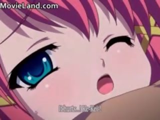 Drzé červenovlasé anime rys dostane búšil part3
