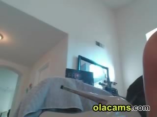 Hoàn hảo á châu mẹ tôi đã muốn fuck trêu chọc trên webcam