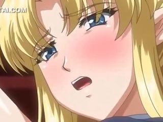 Vynikající blondýnka anime fairy píča bouchl tvrdéjádro
