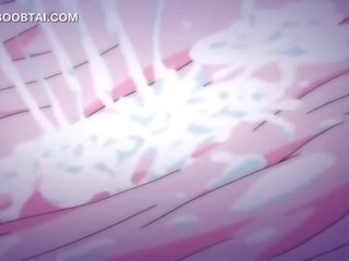 Hentai nhỏ từng giọt âm hộ một thứ cuốc và đồ chơi fucked lược lõi cứng